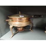 A vintage spirit pan set copper with Indian design work