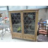 An early 20th Century oak bookcase