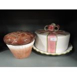 A selection of vintage decorative kitchen wares and ceramics