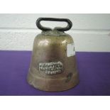 A vintage Swiss style cow bell