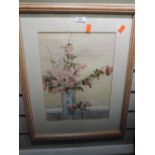 A watercolour, Barbara Sexton, still life, signed, 15in x 11in