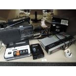 A selection of radios and cassette recorders including Sony Walkman