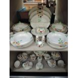 A vintage part dinner or tea service by Barker Bro's with hand decorated detailing