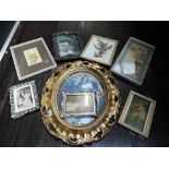 A selection of photo and picture frames