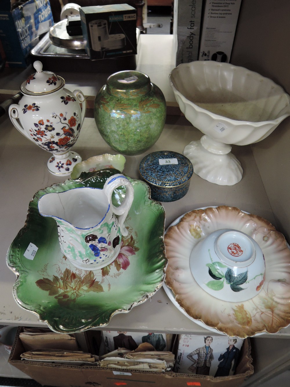 A selection of ceramics including Royal Worcester