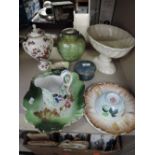 A selection of ceramics including Royal Worcester