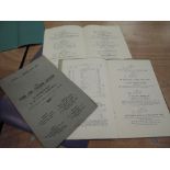 An auction catalogue for Burton Manor Estate, Cheshire, plus plan, 1924 catalogue unsold portions B