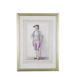 GERMAN SCHOOL (19TH CENTURY)'Study of a Gentleman in 18th Century Attire' and 'Study of a