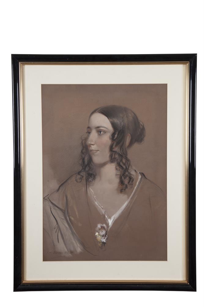FREDERICK WILLIAM BURTON RHA (1816-1900)Portrait of a Young Woman, probably Miss Annie