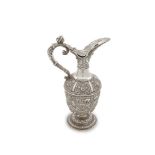 A VICTORIAN RENAISSANCE REVIVAL SILVER CLARET JUG, London 1874, mark of Stephen Smith, after a
