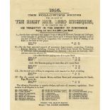 O’BRIEN ESTATE CO. CLARE “1865, The Following Prizes will be give by The Right Hon. Lord Inchiquin