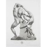 ***WITHDRAWN***19TH CENTURY ENGRAVINGS OF STATUES BY CANOVA, comprising:Angelo Bertini,