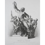 A COLLECTION OF PRINTS AFTER CLASSICAL STATUES AND SCULPTURES, comprising:F. Gregori after