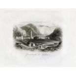 NEWMAN [ENGRAVER AND PUBLISHER]A set of 12 engraved views of Ireland, comprising:- Glendalough-