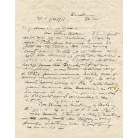 YEATS, LILYAutograph letter signed by Lily Yeats at, Dundrum, Dublin, dated February 9th, 1916.