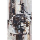 George Campbell RHA (1917-1979)Still Life with Old Pump, PaloOil on board, 47 x 28cm (18½ x 11'')