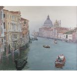Cecil Maguire RHA RUA (b.1930)The Grand Canal, Venice (1995)Oil on board, 73 x 89cm (28¾ x 35'')