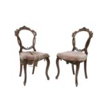 A COLLECTION OF CHAIRS, comprising a Victorian papier mache side chair by Bettridge & Co., the