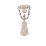 A GERMAN SILVER WAGER CUP AFTER THE SIXTEENTH CENTURY ORIGINAL, 19th century, mark of Ludwig