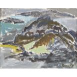 Elizabeth Rivers RHA (1903-1964)Landscape - Three PoniesOil on board, 36 x 46cmSigned