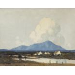 Paul Henry RHA (1877-1958)Landscape with CottagesOil on board, 29 x 39cm (11½ x 15¼'')SignedAcquired