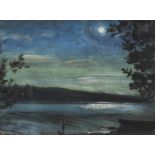 Patrick Tuohy RHA (1893-1930)Nocturne Coastal LandscapeOil on board, 30 x 40cm (11¾ x 15¾'')