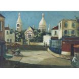 Daniel O'Neill (1920-1974)Place du TertreOil on board, 40 x 55cm (15¾ x 21½'')Signed, inscribed with