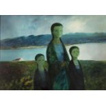 Daniel O'Neill (1920-1974)Mother and Daughters (c.1958)Oil on board, 52 x 72cm (20½ x 28¼'')