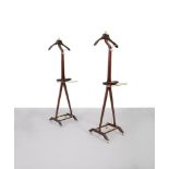 ICO PARISI (1916 - 1996) A pair of wooden valet stands