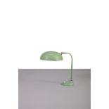 DESK LAMP A 1960s green enamel Italian desk lamp 44cm (h)