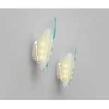 MAX INGRAND (1908 - 1969) An elegant pair of 'Le Cozze' sconces, model no. 1552,