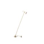 FLOOR LAMP A diabolo brass floor lamp