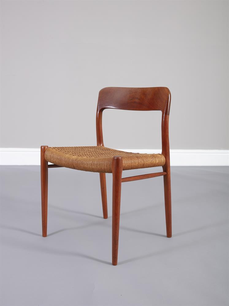 NIELS OTTO MØLLER (1920 - 1982) A set of six model 75 teak dining - Image 3 of 4