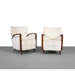 MELCHIORRE BEGA (1898 - 1976) A pair of wingback armchairs