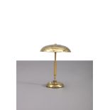 DESK LAMP A 1950s Italian brass desk lamp. 40cm (h)