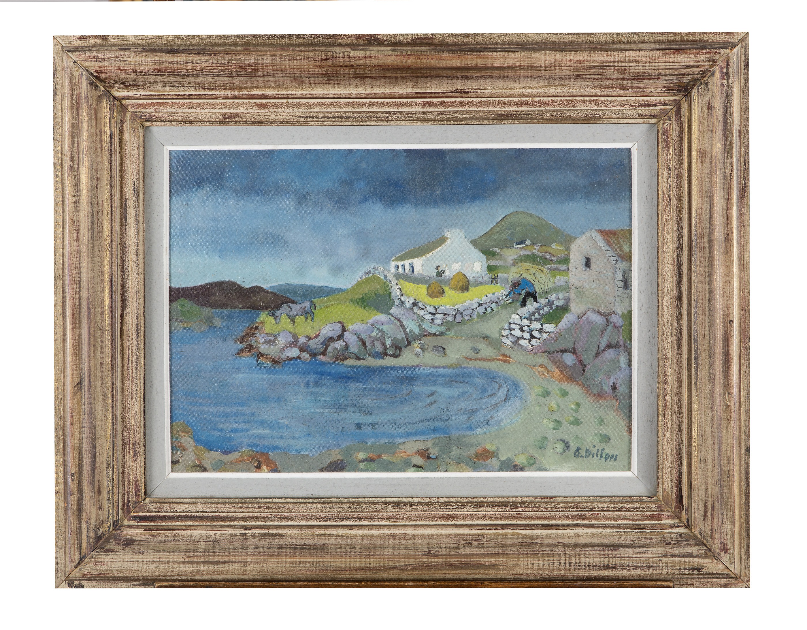 Gerard Dillon (1916-1971)Near MoyardOil on board, 30 x 45cm (11¾ x 17¾'')SignedDawson Gallery - Image 2 of 4