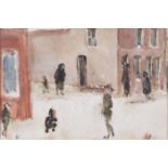 Gerard Dillon (1916-1971)Street Scene in BelfastWatercolour, 10.5 x 16cm (4 x 6¼'')Signed with