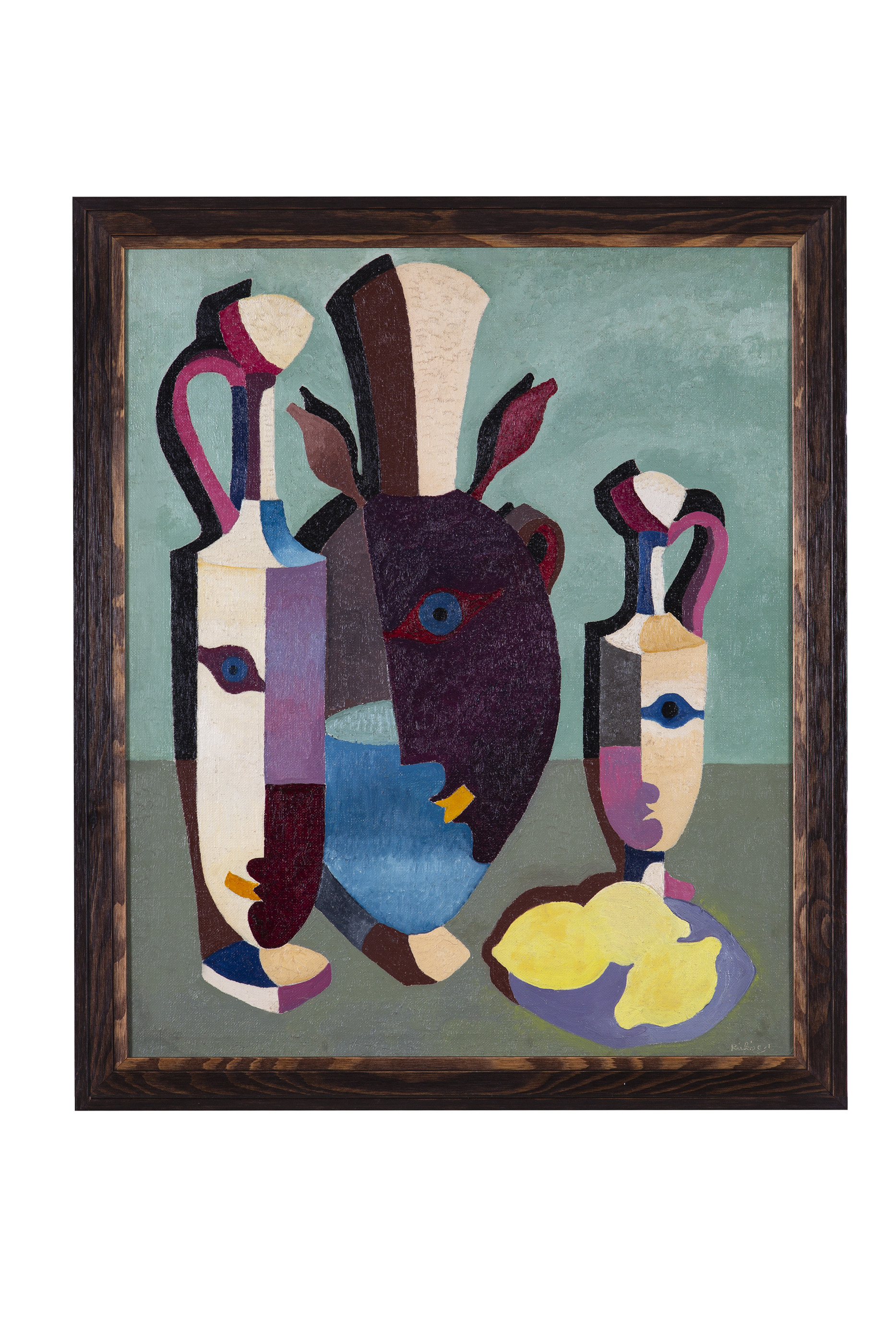Basil Ivan Rákóczi (1908-1979)Three VasesOil on canvas, 63.5 x 52.5cm (25 x 20¾'') - Image 2 of 4