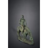 Oisín Kelly RHA (1915-1981)Horse and RiderBronze, 46cm highEdition 1/8This bronze by Oisín Kelly(