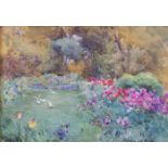 Mildred Anne Butler RWS FRSA RUA (1858-1941)Gardens at KilmurryWatercolour, 18 x 26cm (7 x 10¼)