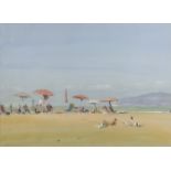 Niccolo d'Ardia Caracciolo RHA (1941-1989)SunbathersWatercolour, 27 x 38cm (10½ x 15)Signed