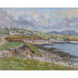 Liam Treacy (1934-2004)Summertime, InishbofinOil on canvas, 40 x 50cm (15¾ x 19¾'')Signed; Artist'