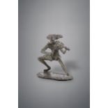 Rowan Gillespie (b.1953)The ViolinistBronze, 15cm high x 14.5cm wide x 11cm deep (6 x 5¾ x 4¼'')