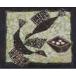 Basil Ivan Rákóczi (1908-1979)Two Birds and a NestOil on canvas, 49 x 59cm (19¼ x 23¼'')Signed;