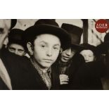 Roman VISHNIAC (1897-1990) Students gathering outside the Yeshiva of Rabbi Baruch Rabinowitz,