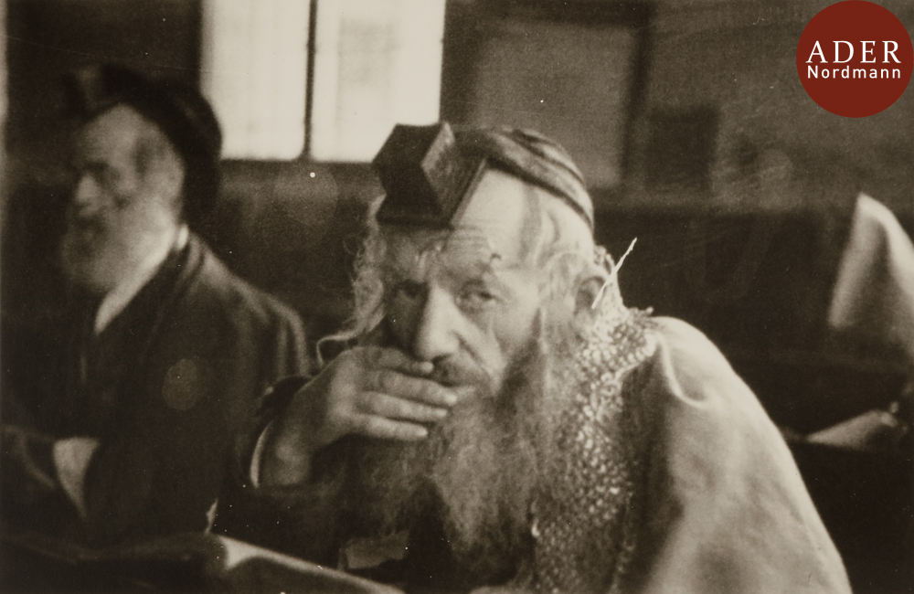 Roman VISHNIAC (1897-1990) Portait de Rabbin, non localisée Tirage argentique vintage, circa 1935-