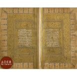 Coran ottoman, Turquie, signé Ahmad Jalal al-Din ibn al-Hajj Muhammad Efendi et daté 1279H. / 1862