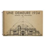 UNE DEMEURE 1934 - ARCHITECTE ROB. MALLET-STEVENS Publication d'époque entièrement consacrée à la