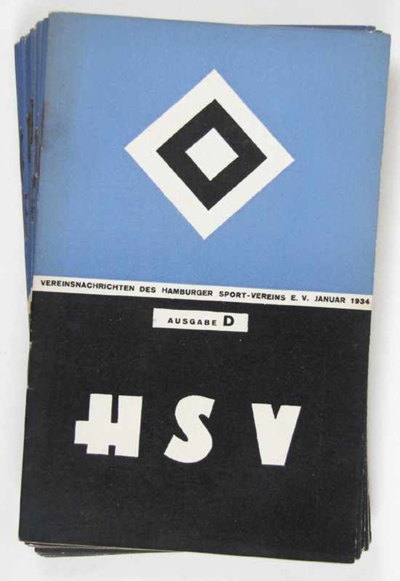 Hamburger SV Clubmagazin 1934. - HSV-Vereinsnachrichten 34 - Vereinsnachrichten des Hamburger