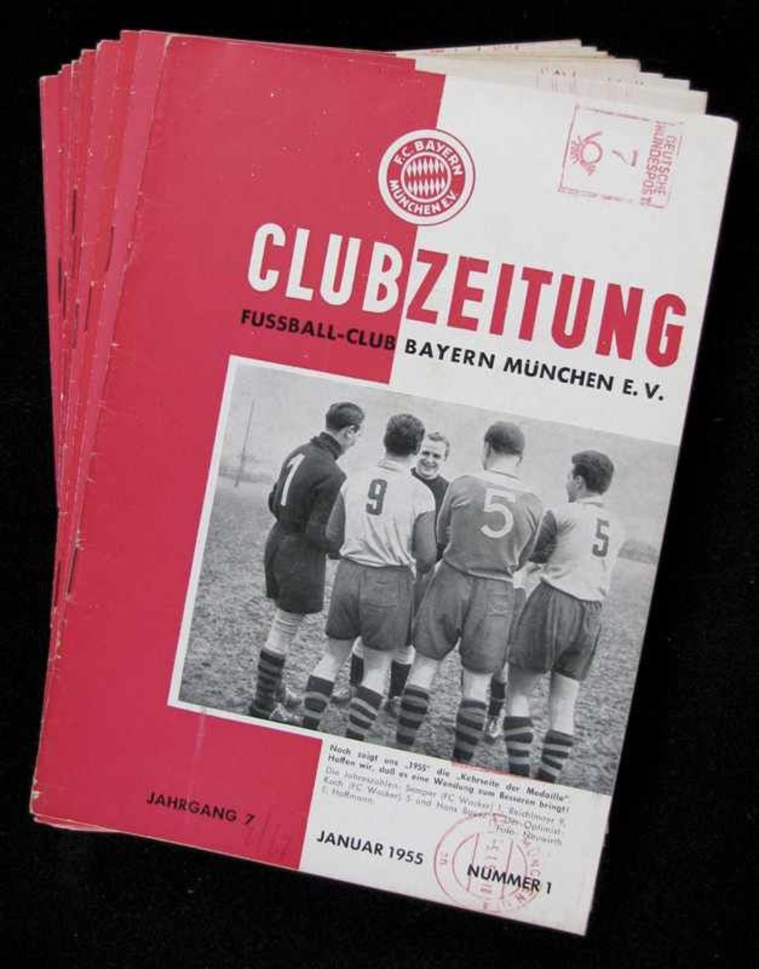 F.C. Bayern München Clubmagazin 1955. - München-Clubzeitung 55 - Clubzeitung des F.C. Bayern München